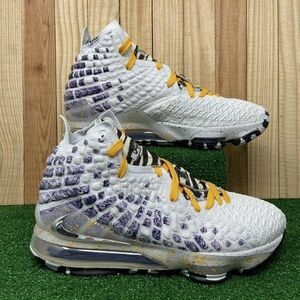 New Nike BQ3177-101 Lebron 17 'Bron 2k Playoffs' Men's SZ 6.5